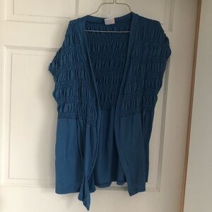 LulaRoe Kaylin Short Sleeve Smocked Cardigan